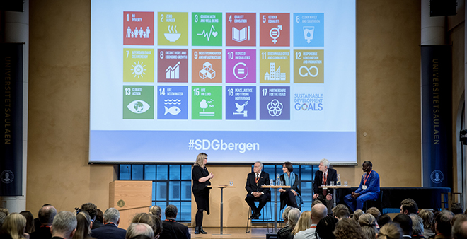 Illustrative photo SDGs conference in Bergen