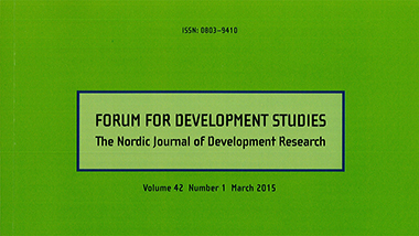 Cover of Forum for Development Studies