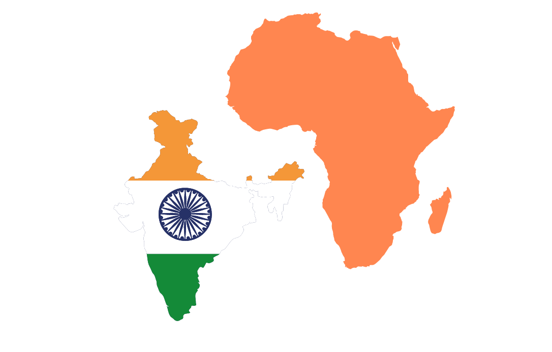 India, Africa