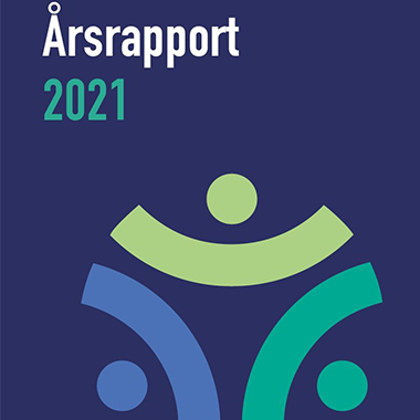 Forsiden til engelsk årsrapport for 2021